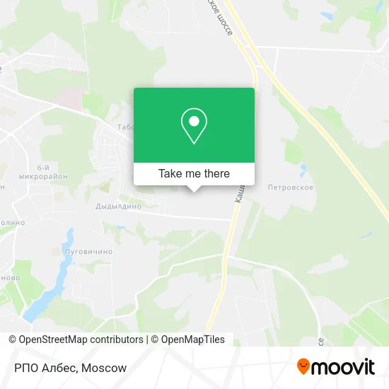 РПО Албес map