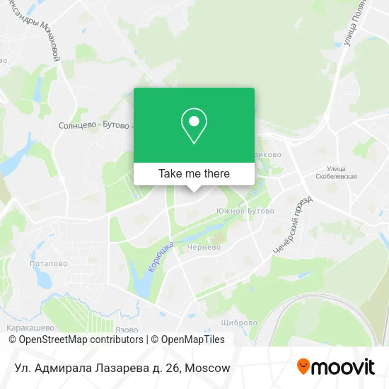 Ул. Адмирала Лазарева д. 26 map