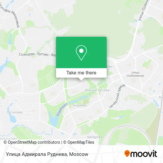Улица Адмирала Руднева map