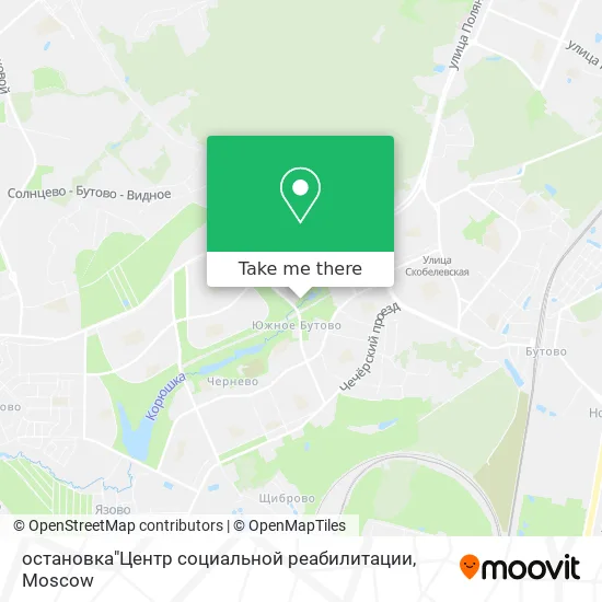 остановка"Центр социальной реабилитации map
