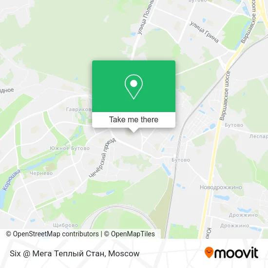 Six @ Мега Теплый Стан map