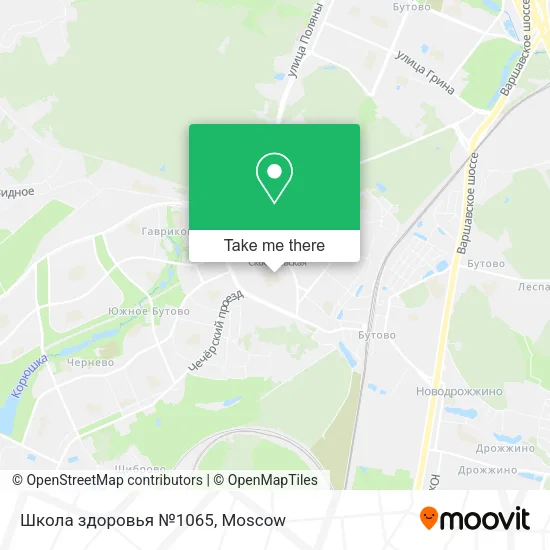 Школа здоровья №1065 map