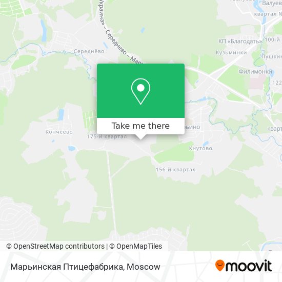 Марьинская Птицефабрика map