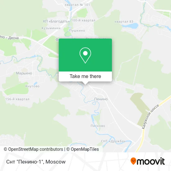 Снт "Пенино-1" map