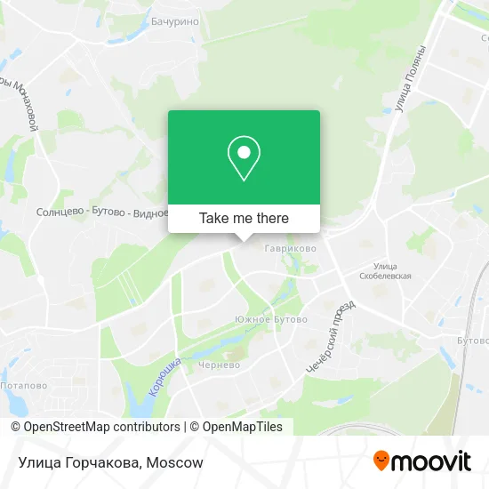 Улица Горчакова map