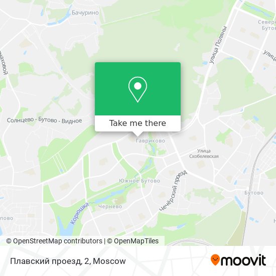 Плавский проезд, 2 map