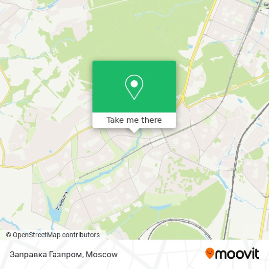 Заправка Газпром map