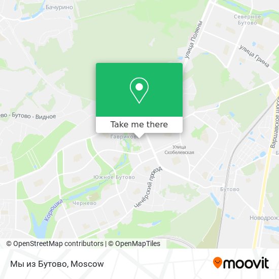 Мы из Бутово map