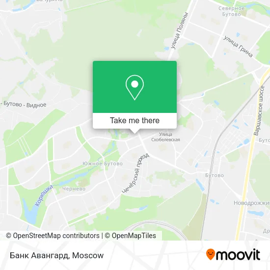 Банк Авангард map