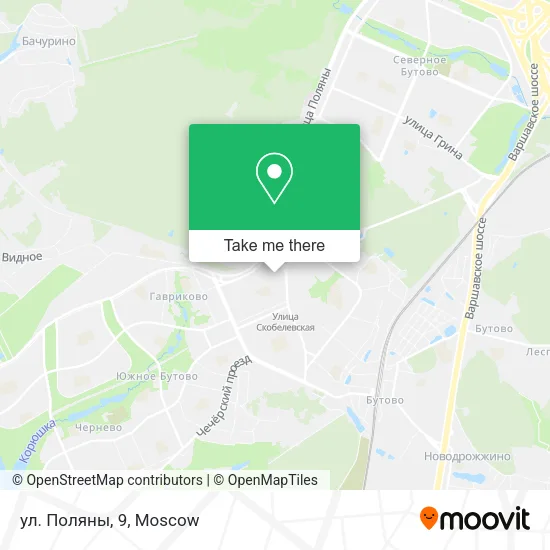 ул. Поляны, 9 map