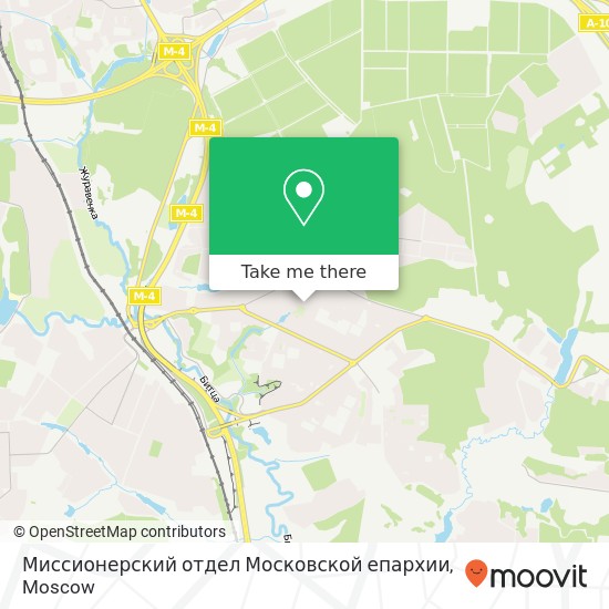 Миссионерский отдел Московской епархии map