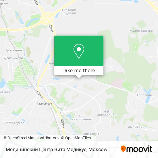 Медицинский Центр Вита Медикус map