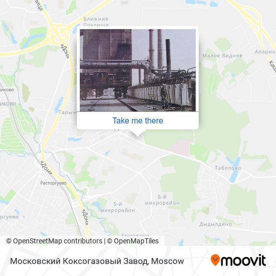 Московский Коксогазовый Завод map