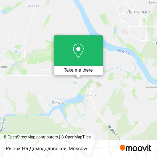 Рынок На Домодедовской map