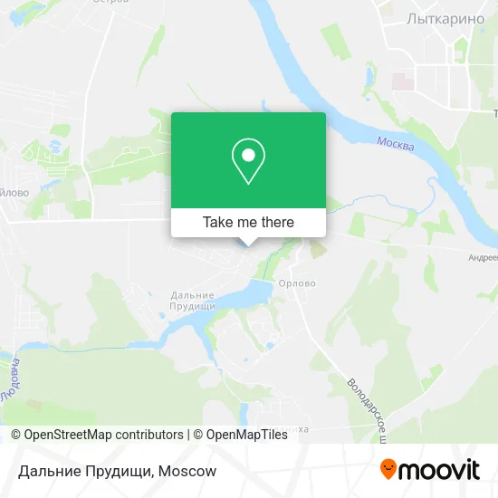 Дальние Прудищи map