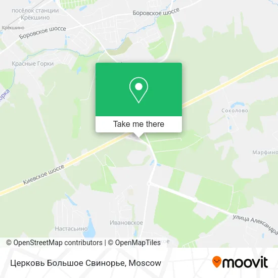Церковь Большое Свинорье map