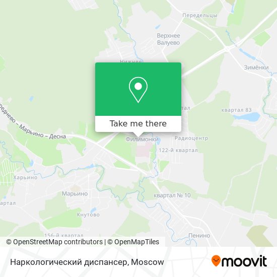 Наркологический диспансер map