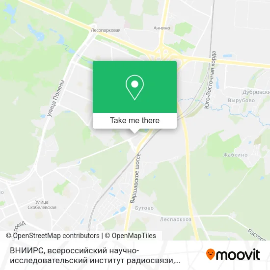 ВНИИРС, всероссийский научно-исследовательский институт радиосвязи map