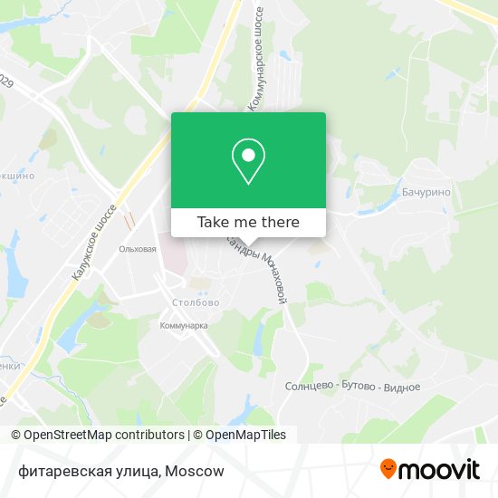 фитаревская улица map