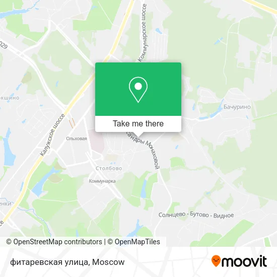 фитаревская улица map
