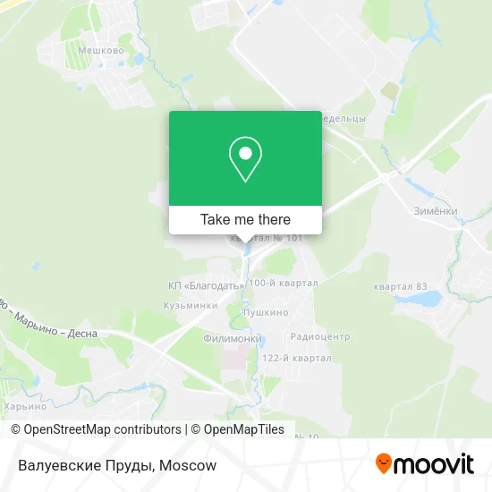 Валуевские Пруды map