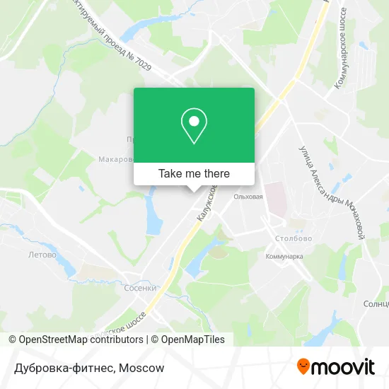 Дубровка-фитнес map