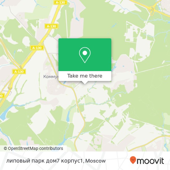 липовый парк дом7 корпус1 map