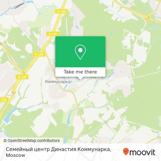 Семейный центр Династия Коммунарка map