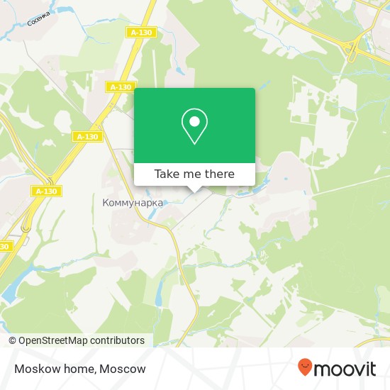 Moskow home map