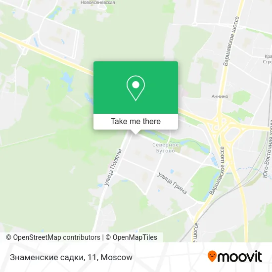 Знаменские садки, 11 map