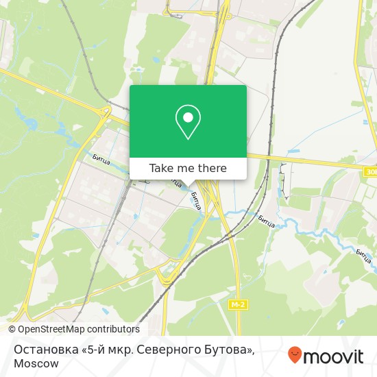 Остановка «5-й мкр. Северного Бутова» map