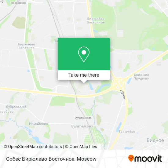 Собес Бирюлево-Восточное map
