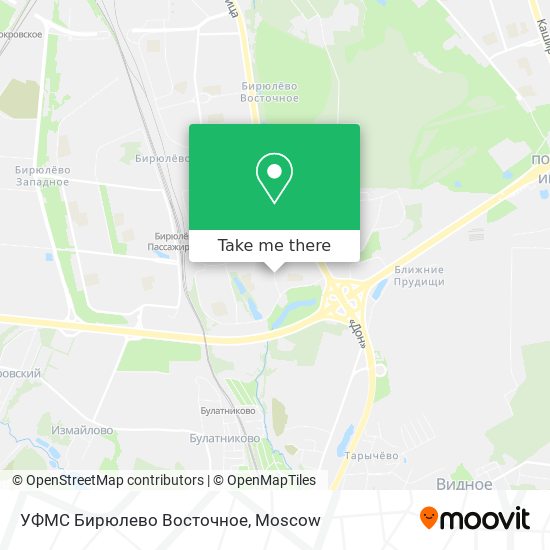 УФМС Бирюлево Восточное map