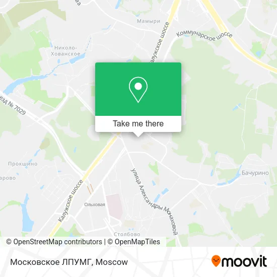 Московское ЛПУМГ map