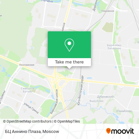 БЦ Аннино Плаза map