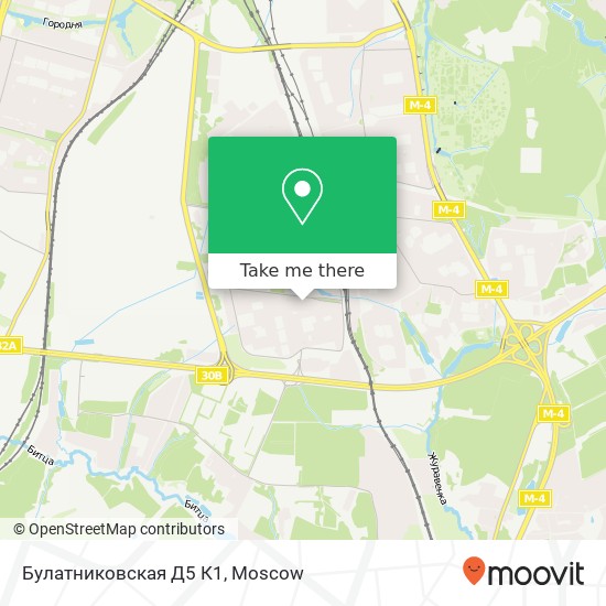 Булатниковская Д5 К1 map