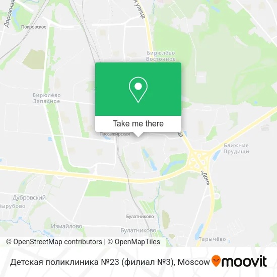 Детская поликлиника №23 (филиал №3) map