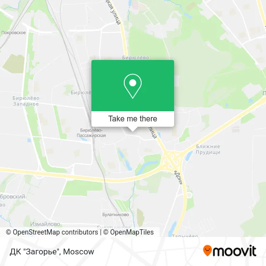 ДК "Загорье" map