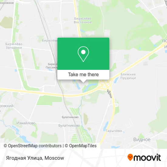 Ягодная Улица map