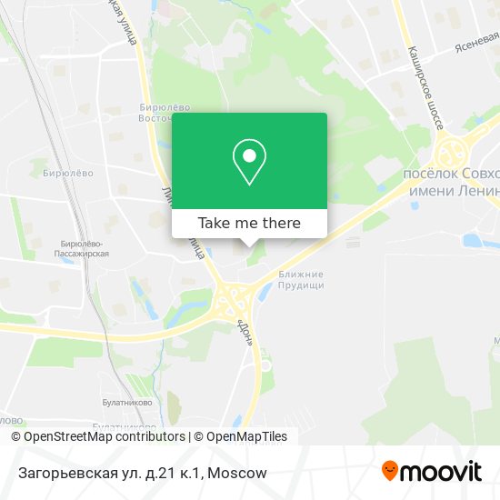 Загорьевская ул. д.21 к.1 map