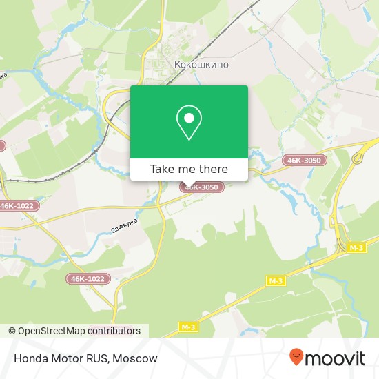 Honda Motor RUS map