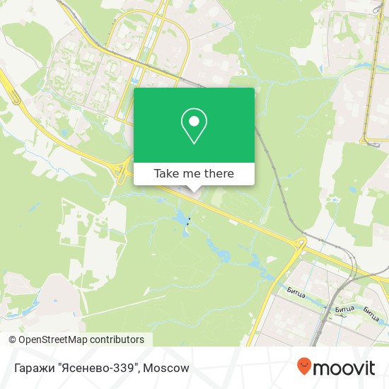 Гаражи "Ясенево-339" map