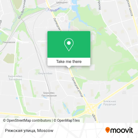 Ряжская улица map