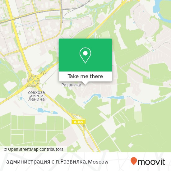 администрация с.п.Развилка map