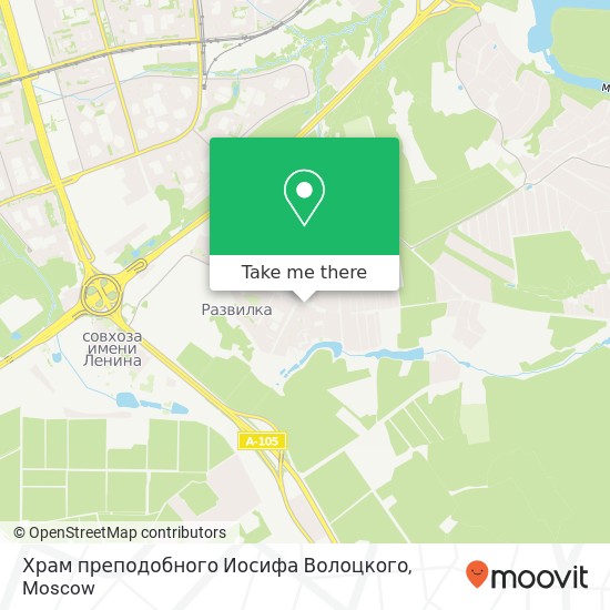 Храм преподобного Иосифа Волоцкого map