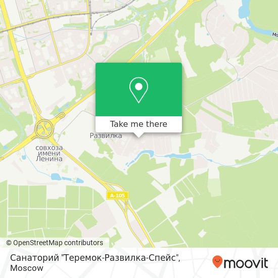 Санаторий "Теремок-Развилка-Спейс" map