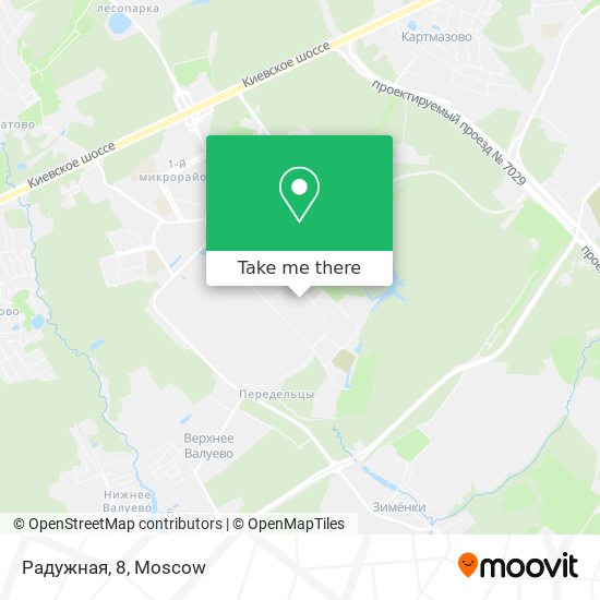 Радужная, 8 map