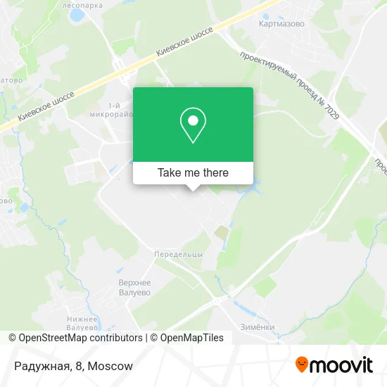 Радужная, 8 map