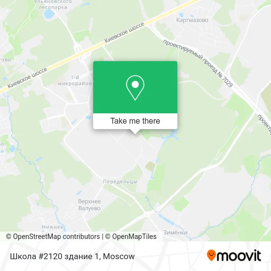 Школа #2120 здание 1 map
