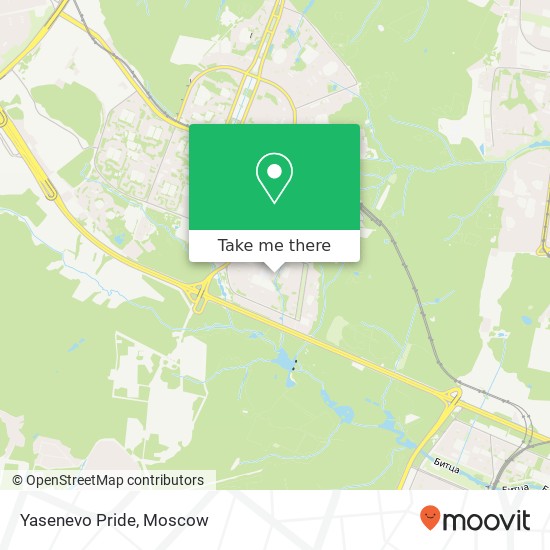 Yasenevo Pride map